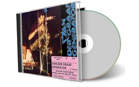 Artwork Cover of Van Der Graaf Generator 1975-09-20 CD Bracknell Audience