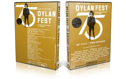 Artwork Cover of Various Artists 2016-05-23 DVD Dylan Fest Night 1 Proshot