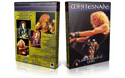 Artwork Cover of Whitesnake 1990-08-10 DVD Madrid Audience