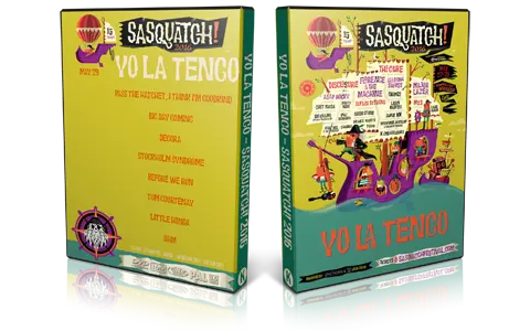 Artwork Cover of Yo La Tengo 2016-05-29 DVD Sasquatch Music Festival Proshot