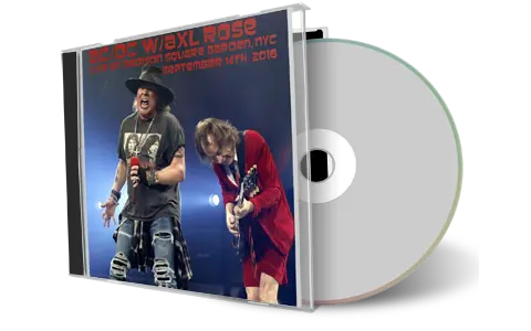 Artwork Cover of ACDC with Axl Rose 2016-09-14 CD New York City Audience