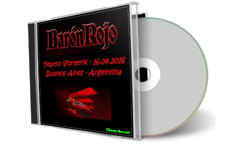 Artwork Cover of Baron Rojo 2016-04-16 CD Buenos Aires Audience