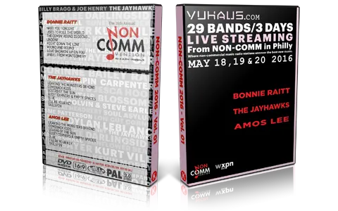 Artwork Cover of Bonnie Raitt 2016-05-18 DVD Non-COMMvention Proshot