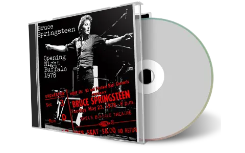 Artwork Cover of Bruce Springsteen 1978-05-23 CD Buffalo Audience