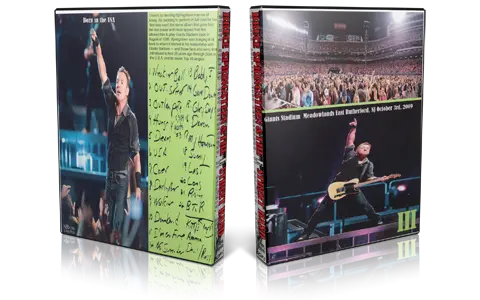 Artwork Cover of Bruce Springsteen 2009-10-03 DVD East Rutherford Audience