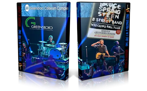 Artwork Cover of Bruce Springsteen 2012-03-19 DVD Greensboro Audience
