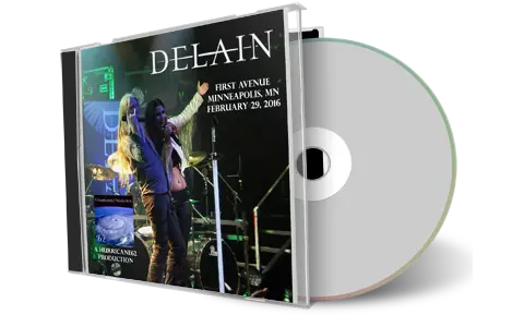 Artwork Cover of Delain 2016-02-29 CD Minneapolis Audience