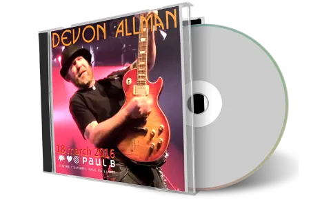 Artwork Cover of Devon Allman Band 2016-03-18 CD Massy Audience