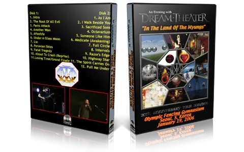 Artwork Cover of Dream Theater 2006-01-19 DVD Seoul Audience
