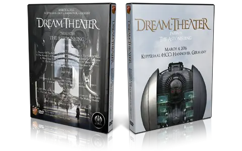Artwork Cover of Dream Theater 2016-03-04 DVD Hannover Audience
