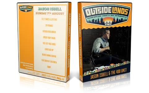 Artwork Cover of Jason Isbell and The 400 Unit 2016-08-07 DVD Outside Lands Music and Arts Festival Proshot