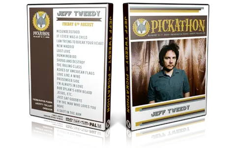 Artwork Cover of Jeff Tweedy 2016-08-06 DVD Pickathon Proshot