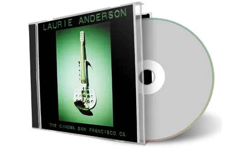 Artwork Cover of Laurie Anderson 1981-09-17 CD San Francisco Audience