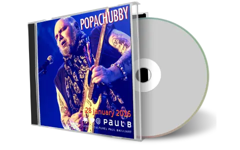 Artwork Cover of Popa Chubby 2016-01-28 CD Massy Audience