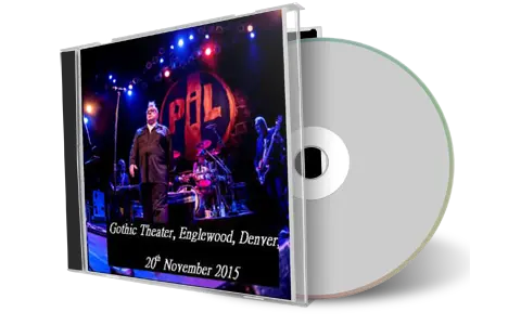 Artwork Cover of Public Image Ltd  2015-11-20 CD Englewood Audience