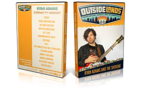Artwork Cover of Ryan Adams and the Shining 2016-08-07 DVD Outside Lands Music and Arts Festival Proshot