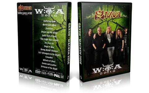 Artwork Cover of Saxon 2016-08-04 DVD Wacken Open Air Proshot