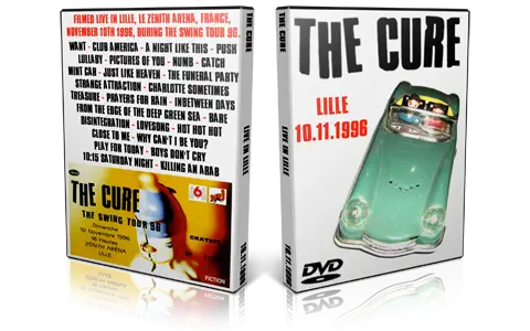 Artwork Cover of The Cure 1996-11-10 DVD Lille Audience