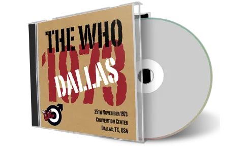 Artwork Cover of The Who 1973-11-25 CD Dallas Audience