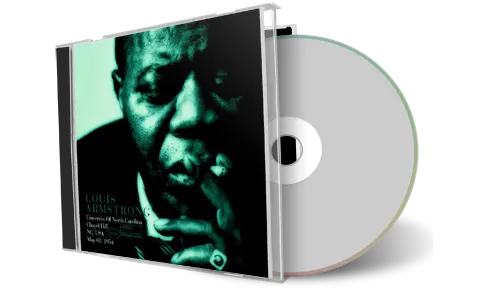 Artwork Cover of Louis Armstong 1954-05-08 CD Chapel Hill Soundboard